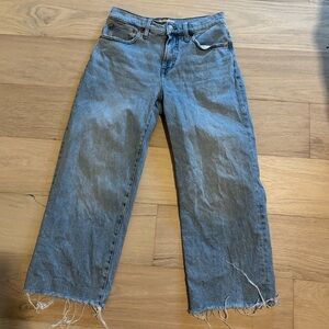 Madewell The Perfect Vintage Wide Leg Crop Jean